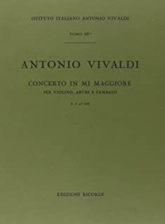 Concerto Per Violino (Concierto Violín), Archi E B.C.: In Mi Rv 267