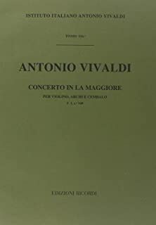 Concerto Per Violino (Concierto Violín), Archi E B.C.: In La Rv 341