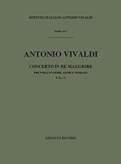 Concerto (concierto) Per Viola D'Amore, Archi e BC In Re Rv392