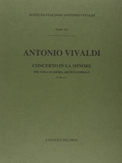 Concerto Per Viola D'Amore, Archi, BC La Min Rv397