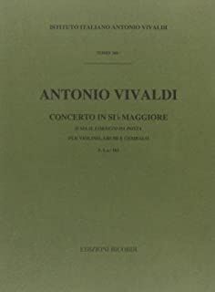 Concerto (concierto) in Si b Maggiore (B flat Major)RV 363
