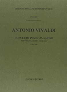 Concerto (concierto) in Mi b Maggiore (E flat major) RV260