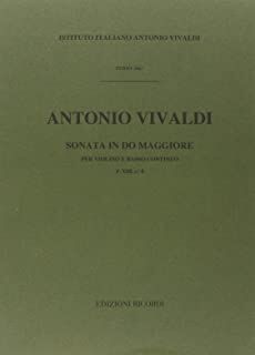 Sonata in Do Maggiore per Violino (Violín) e BC RV 3