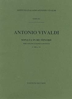 Sonata per Violino (Violín) e BC in Re Min Rv 14