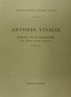 Sonata per violine e BC in Fa Rv 18