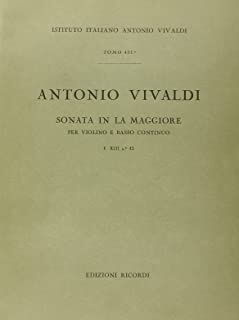Sonata per violine (violín) e BC in La Rv 30