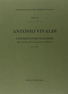 Concerto Per Violino (Concierto Violín), Archi e BC: In Do Rv 188