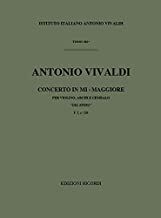 Concerto Per Violino (Concierto Violín), Archi E BC In Mi Bem Rv 256