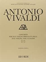 Concerto (concierto) Per 2 Violini, Archi E BC: In Fa Rv 765