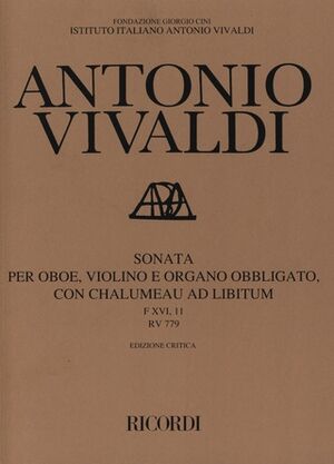 Sonata per Oboe, Violino (Violín) e BC in Do Rv 779