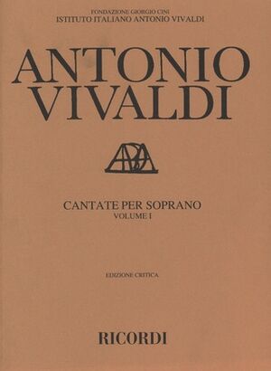 Cantate Per Soprano E Basso Continuo - Vol. I