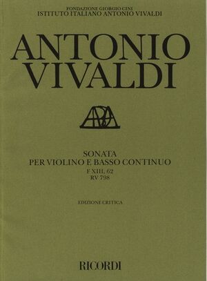 Sonata per Violino e BC in Re Rv 798