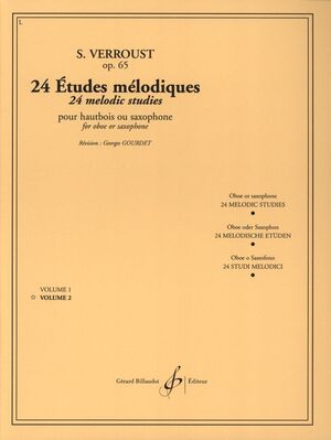 24 Etudes (estudios) Melodiques Opus 65 - Volume 2