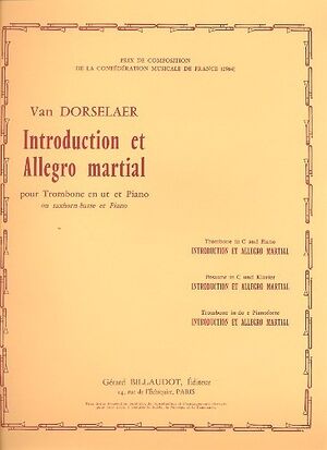 Introduction Et Allegro Martial Opus 58