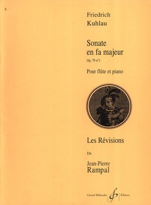 Sonate (sonata) En Fa Majeur Opus 79 N1