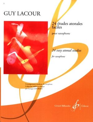 24 Etudes (estudios) Atonales Faciles - Saxophone