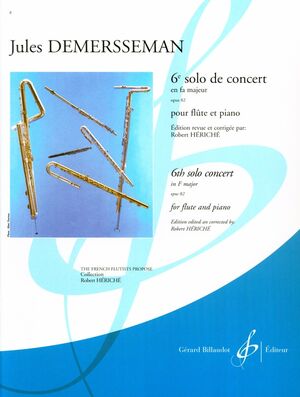 6Eme Solo De Concert (concierto) En Fa Majeur Opus 82