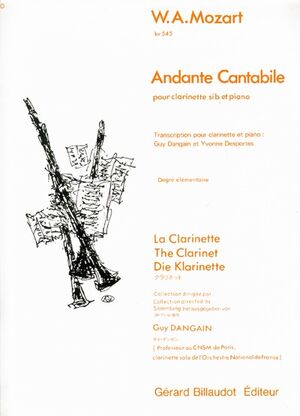 Andante Cantabile Kv545
