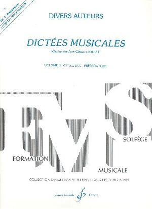 Dictees Musicales Volume 2 - Professeur