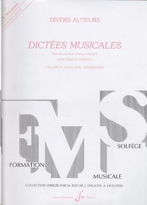 Dictees Musicales Volume 3 - Professeur