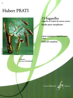15 Bagatelles, Pour Saxophone