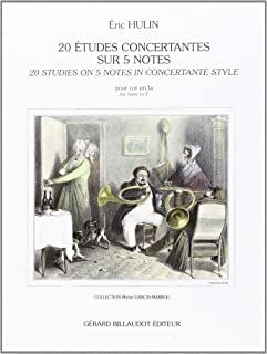 20 Etudes Concertantes Sur 5 Notes - Cor En Fa (estudios trompa)