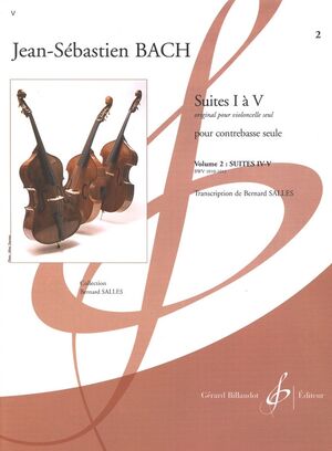 Suites Iv Et V Pour Violoncelle (Violonchelo) Bwv 1010-1011
