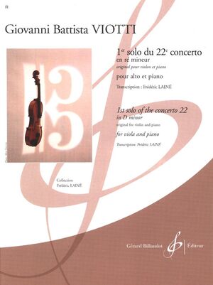 1Er Solo Du 22E Concerto (concierto) En Re Mineur