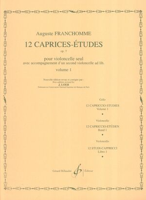 12 Caprices Etudes (estudios) Op. 7 Vol.1 A