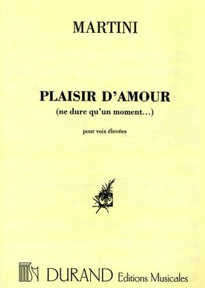 Plaisir D'Amour Soprano-Piano
