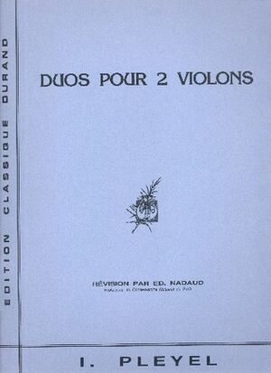 Duos Op 82 Violons