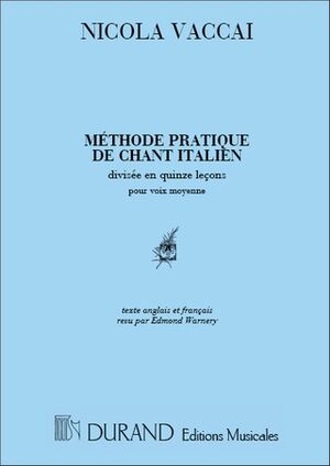 Methode De Chant Mezzo-Piano (Fr-Angl