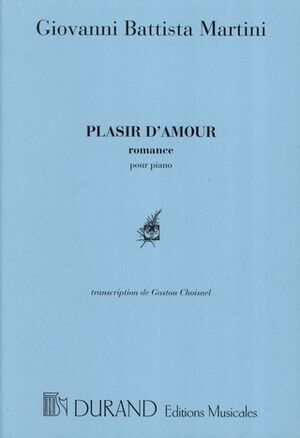 Plaisir D'Amour Piano