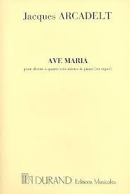 Ave Maria 4 Voix-Piano