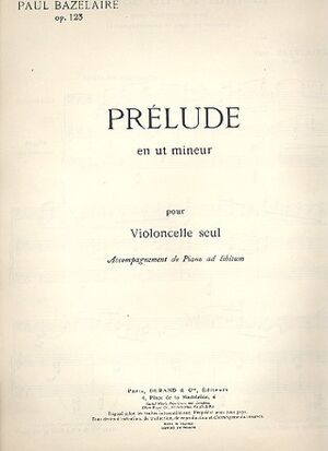 Prelude Violoncelle (Violonchelo)