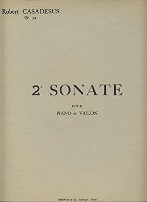 Sonate (sonata) N 2 Op 34 Vl-P