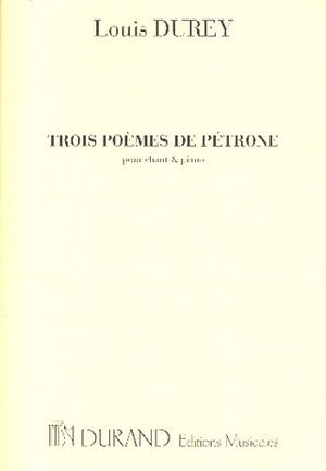 Trois Poemes De Petrone