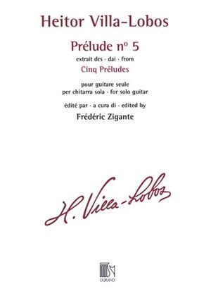 Prlude nø 5 - extrait des Cinq Prludes