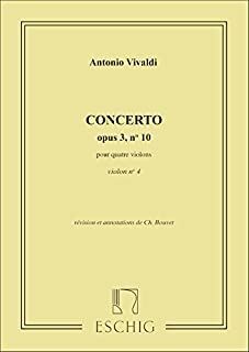 Concerto Op 3 N 10 4 Vl Violon (Concierto Violín) 4