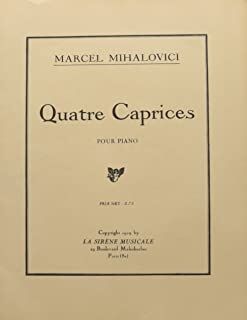 4 Caprices Op 29 Piano