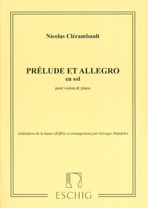 Prlude et Allegro (en sol)