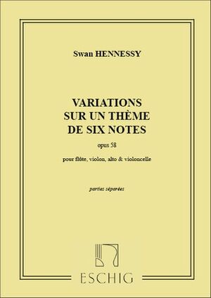 Variations Op 58 Flute-Violon-Alto-Violoncelle (flauta violin viola chelo)