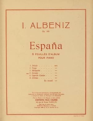 Espana Serenata Piano