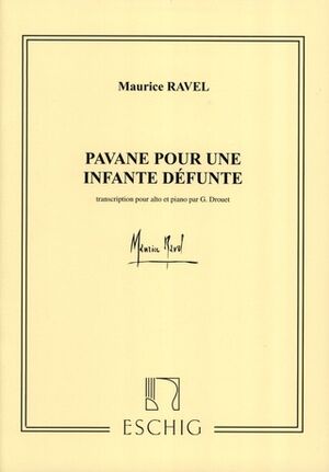 Pavane Pour Une Infante Defunte Alto-Piano