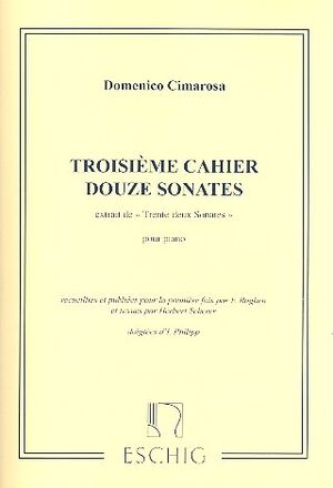 Troisieme Cahier Douze Sonates (sonatas)