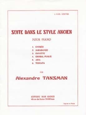 Suite Style Ancien Piano