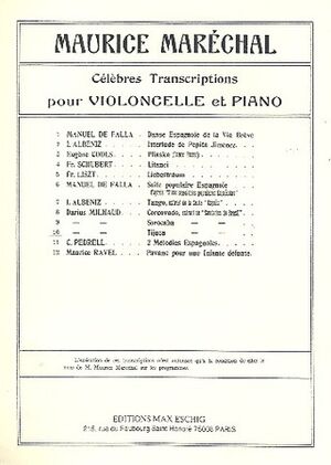 Tijuca Violoncelle (Violonchelo) - Piano