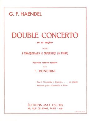 Concerto 2 Violoncelles (Concierto Violonchelos) -Piano (Ronchini)