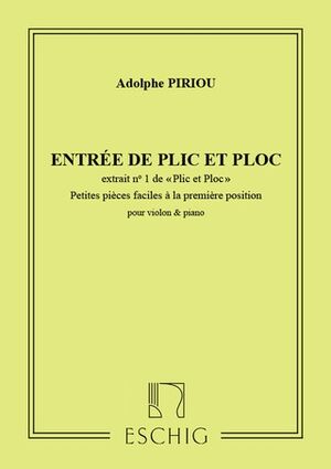 Plic Et Ploc N 1 (Entree-Pieces Faciles 1 Pos)