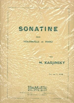 Sonatine (sonatina) Vlc-Piano